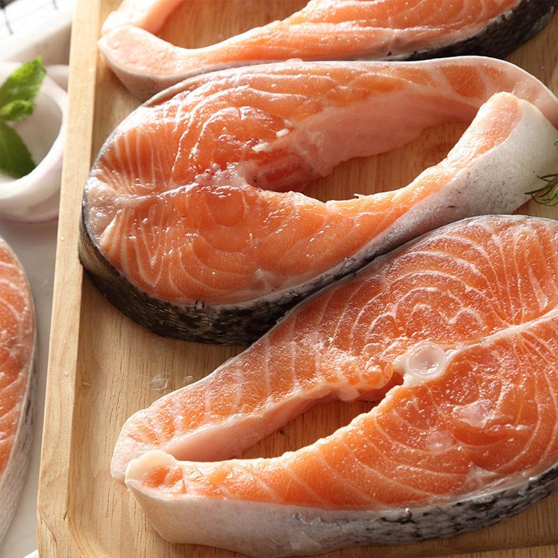 海思芙智利进口轮切独立包装三文鱼 味诗芙食品三文鱼