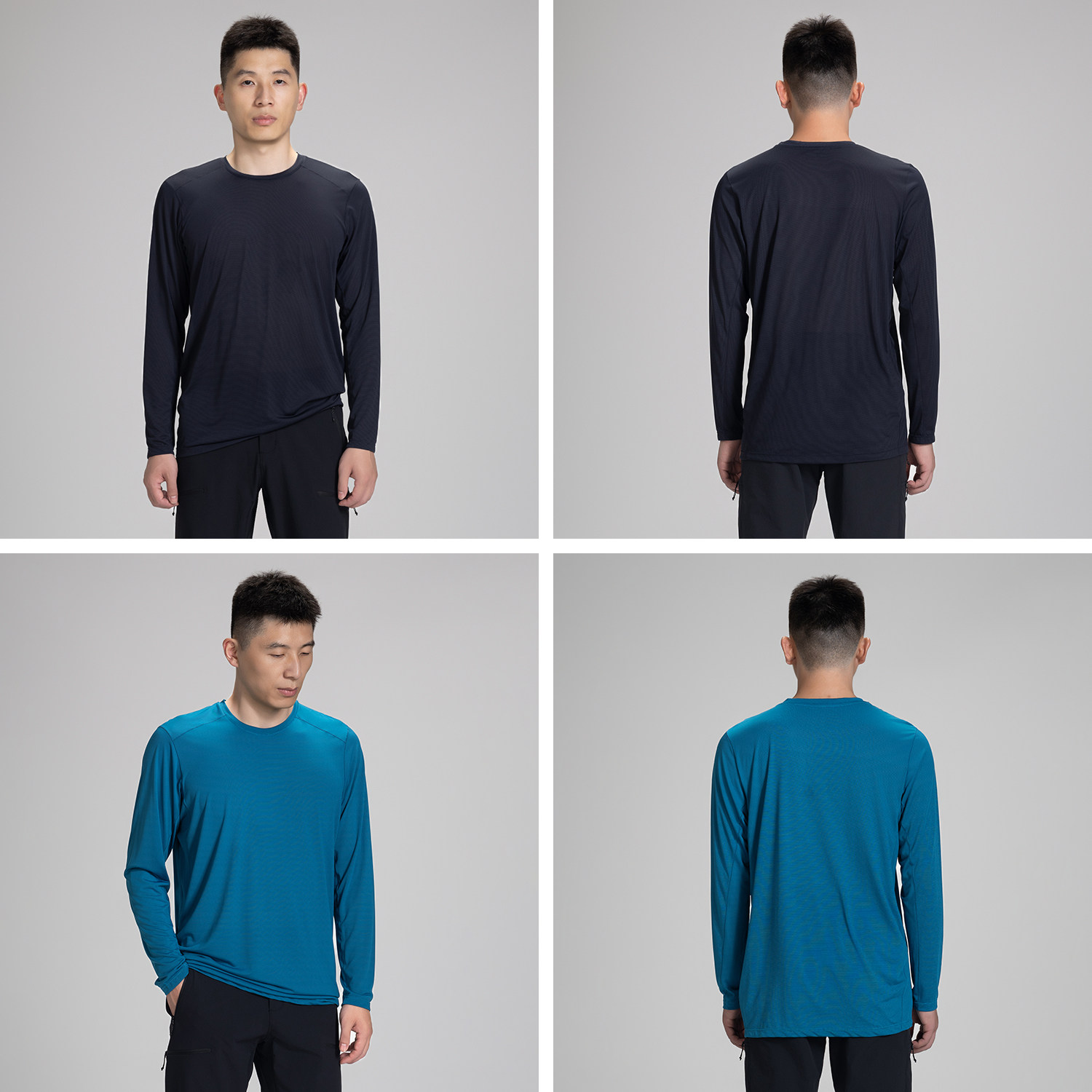 驴之户外轻薄速干运动长袖男吸湿排汗抗菌防异味贴身层T恤24014,淘宝优惠券,粉丝福利购,淘宝优惠卷