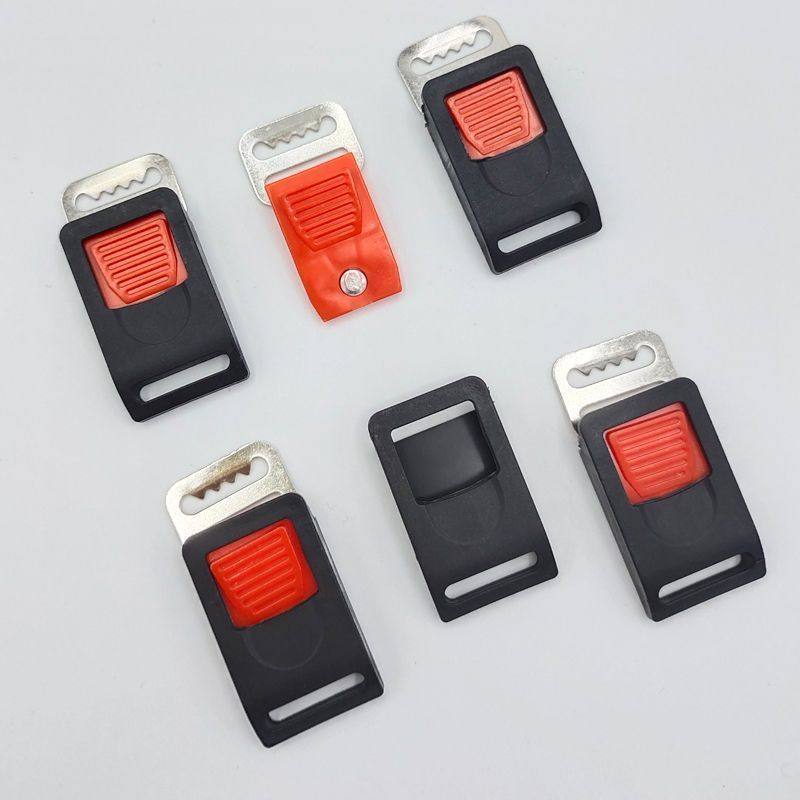 Electric motorcycle helmet snap latch hard hat chin joint button universal children's battery car metal accessories
