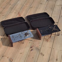 Spider furnace soto310 table plate thermal insulation table suit stainless steel titanium outdoor (with containing package)