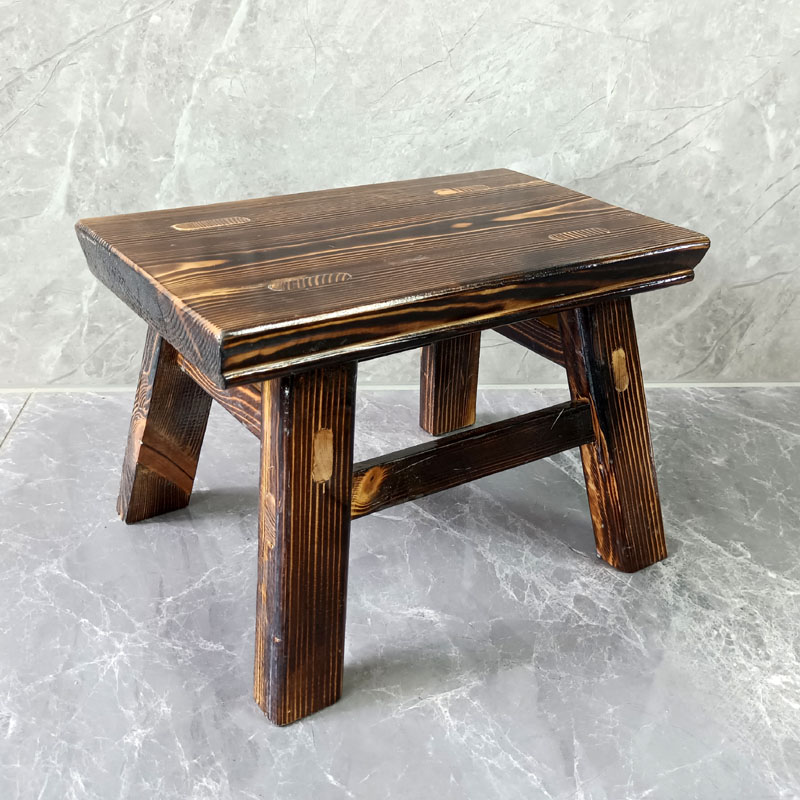 实木小矮凳换鞋凳简约特价包邮松木全榫头小凳子脚凳板凳结实耐用 - 图0