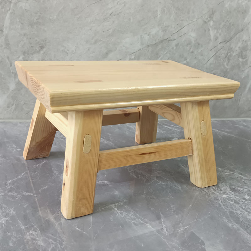实木小矮凳换鞋凳简约特价包邮松木全榫头小凳子脚凳板凳结实耐用 - 图3