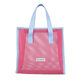 Mesh makeup bag transparent hollow storage bag beach bag