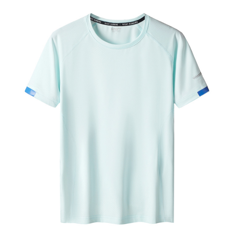 Quick Dry Breathable Crew Neck Short Sleeve T-Shirt 透气短袖 - 图1