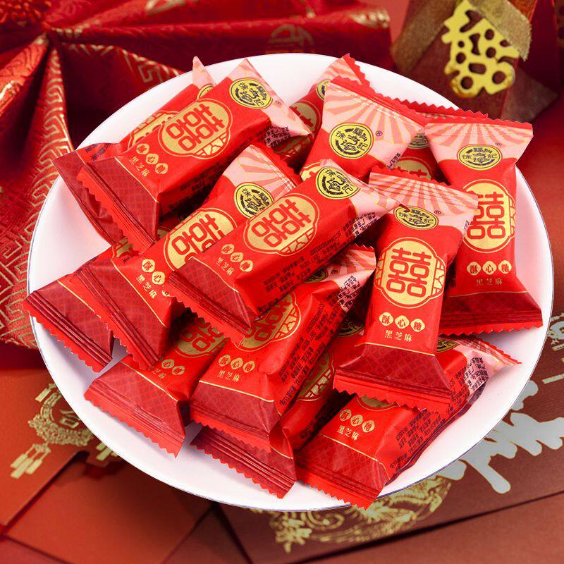 徐福记酥心糖散装混合黑芝麻口味落花生酥糖糖果喜糖零食结婚批发 - 图0