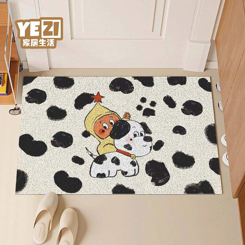 卡通星星人入户门地垫家用门口丝圈脚垫耐脏防滑门垫进门玄关地毯,淘宝优惠券,粉丝福利购,淘宝优惠卷