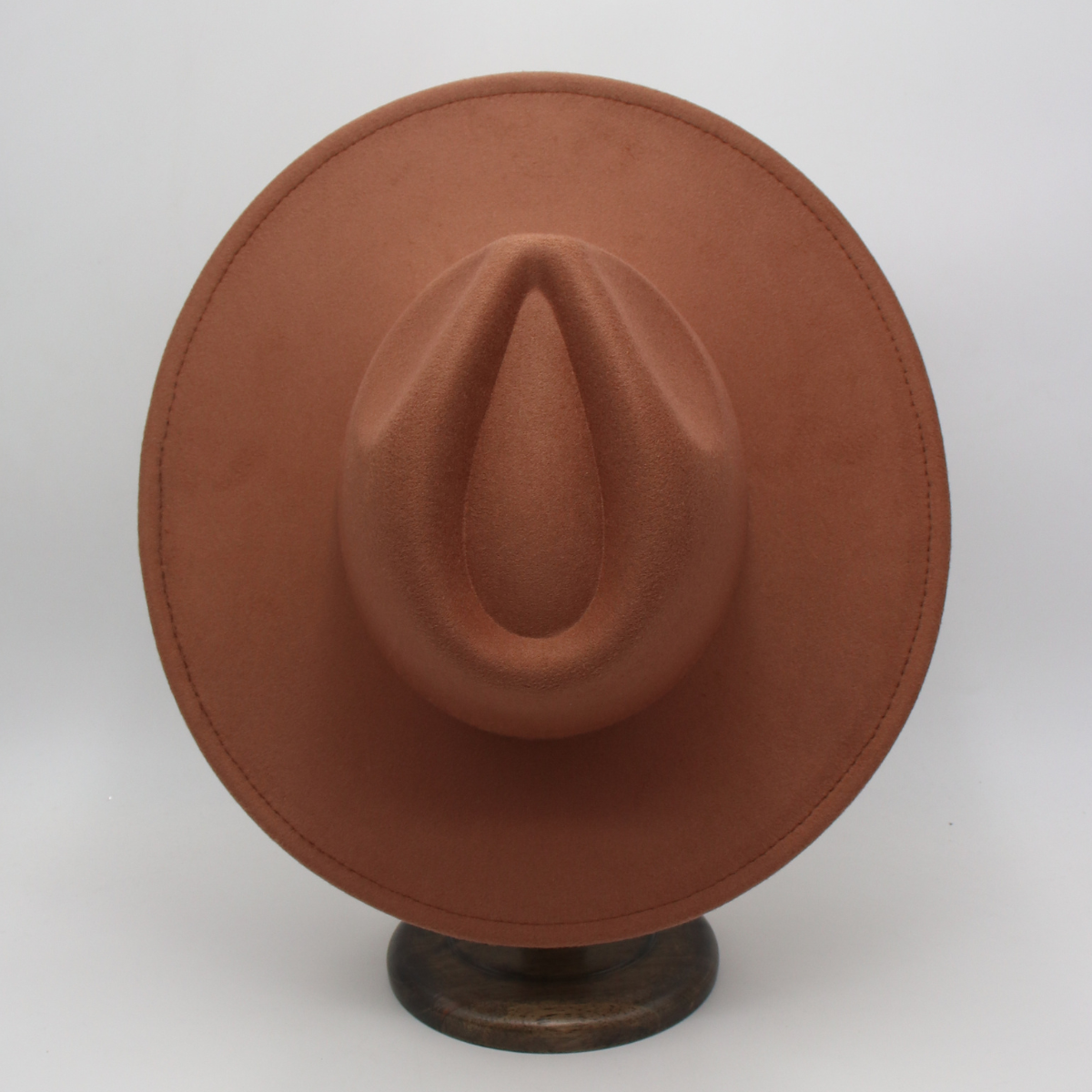 9.5cm大檐英伦风礼帽宽檐欧美爵士帽简约毡帽经典复古毛呢帽男女,淘宝优惠券,粉丝福利购,淘宝优惠卷