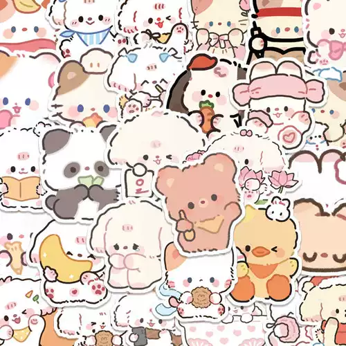 200 милые мини -животные Avatar Справочник мобильных телефонов наклейки на мобильные телефоны INS Girl милый питомец DIY