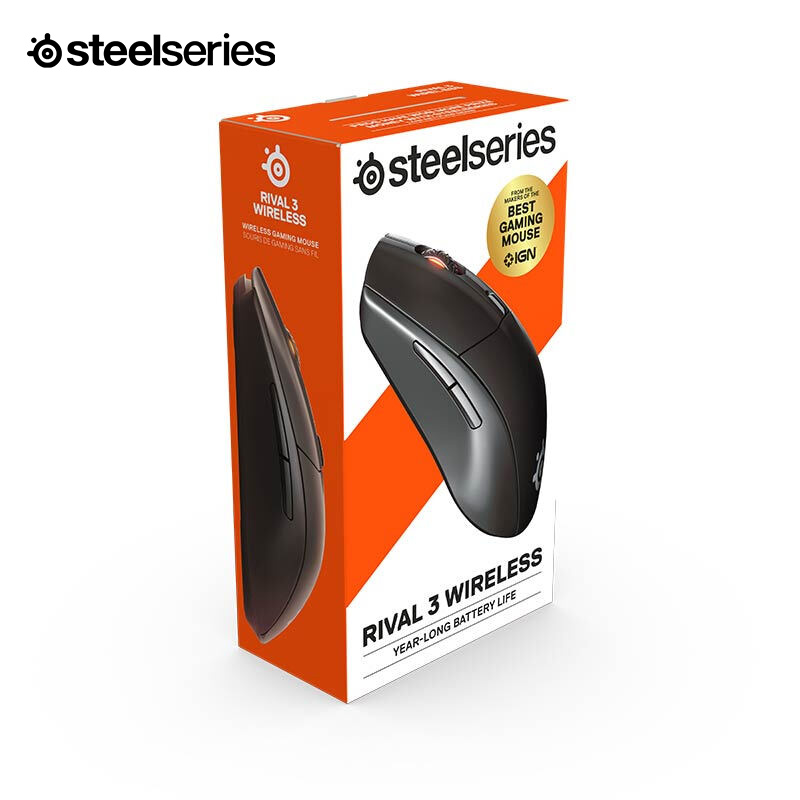 SteelSeries赛睿Rival 3Wireless无线全制霸游戏电竞鼠标电脑家用 - 图3