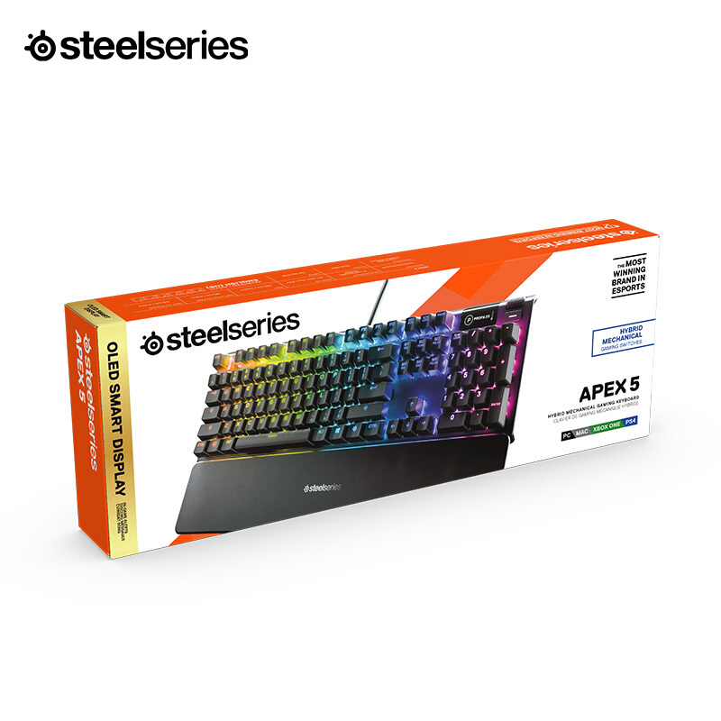 SteelSeries赛睿Apex5巅峰系列有线游戏键盘机械键盘电脑笔记本用 - 图3