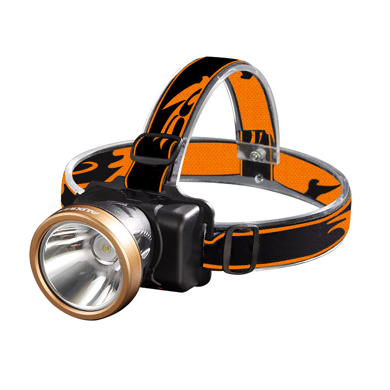 奥克斯强光充电超亮头戴式户外头灯 奥克斯优蓝头灯