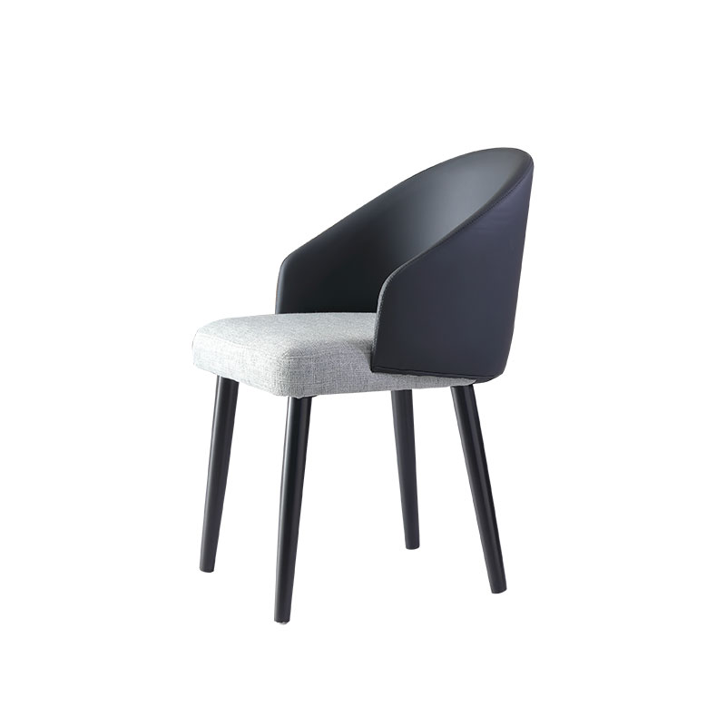 北欧实木餐椅现代简约时尚创意家用饭厅酒店桌椅靠背轻奢整装椅子 - 图2