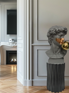 客厅玄关落地摆件增高台服装店橱窗陈列道具展示台办公室雕塑底座