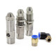 Siphon two-fluid vegetable oil fuel combustion machine