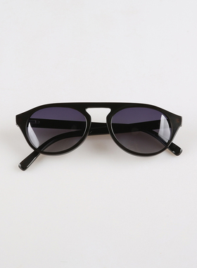 蛤蟆镜条纹棕印度牛角飞行员式大框偏光墨镜双鼻梁开车旅游太阳镜