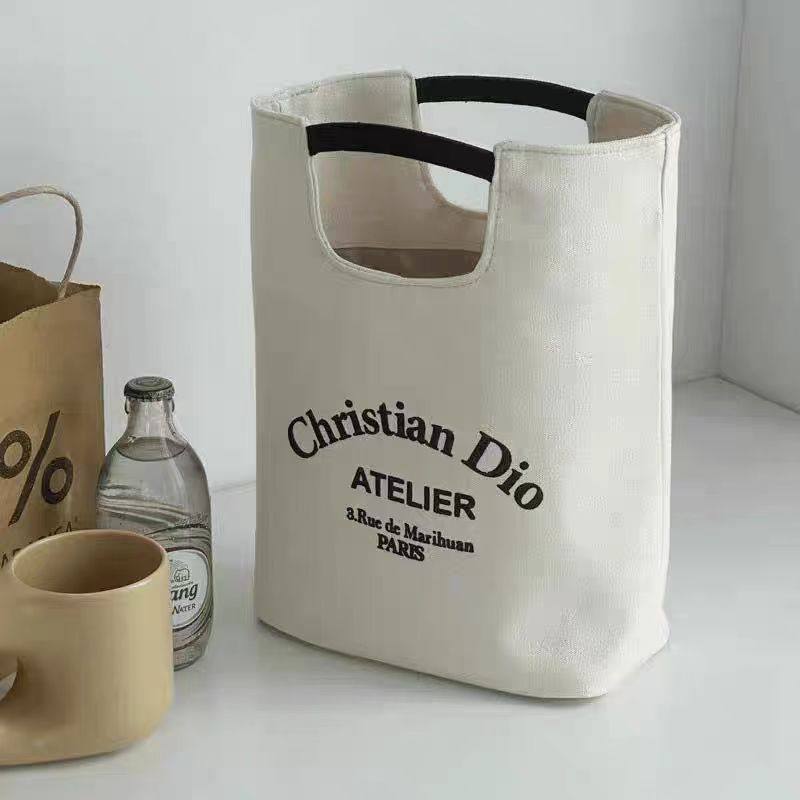 新款帆布上班帆布包水桶包学生饭盒上班族手提便当大容量休闲购物,淘宝优惠券,粉丝福利购,淘宝优惠卷