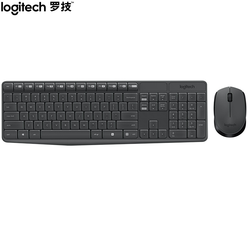 罗技（Logitech）MK235键鼠套装无线键鼠套装办公键鼠套装全尺寸 - 图0