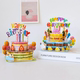 3D three-dimensional greeting card diy material package blessing gift