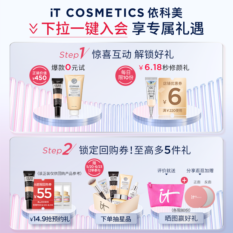 【618立即抢购】ITCosmetics依科美黑眼圈遮瑕it遮瑕膏持妆痘印 - 图0