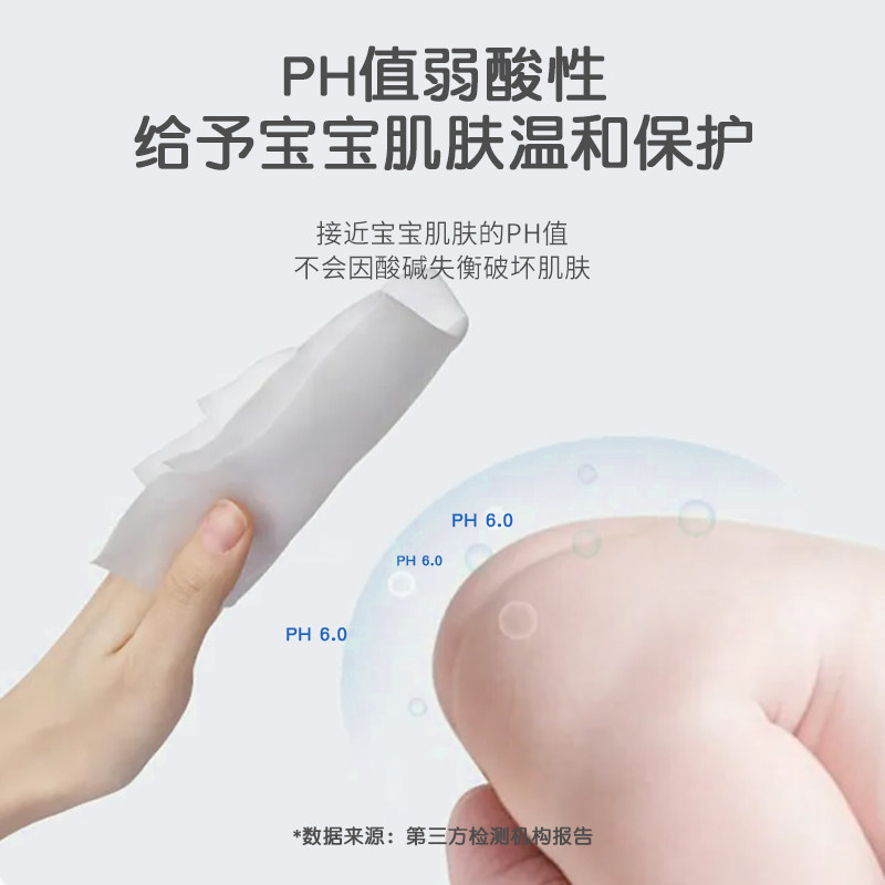 小森织作纯棉护肤新生宝宝手口湿巾 小森织作湿巾