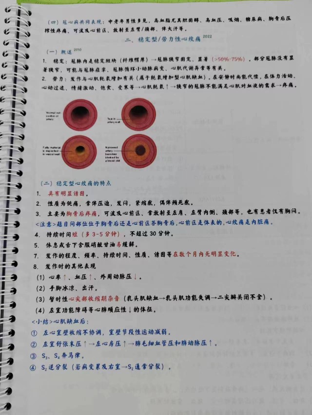 24年天天师兄跟课笔记雪糕医学笔记生理病理内科外科生化西医考研 - 图2