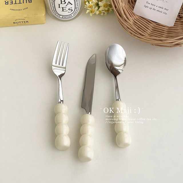 304 stainless steel knife and fork spoon three-piece set