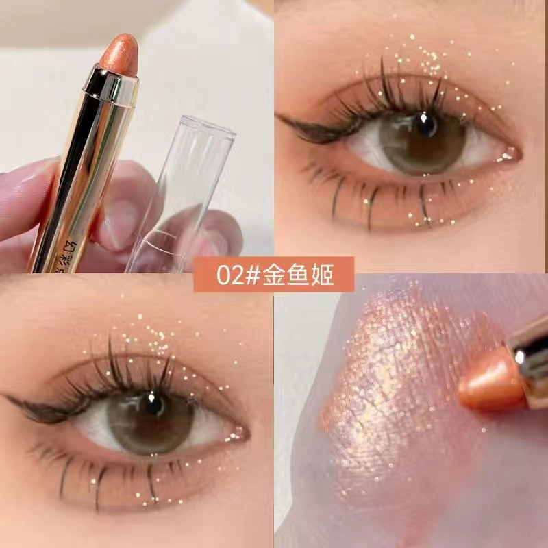 2-in-1 Double Head Eyeshadow Stick High Light Stick Pearlesc - 图0