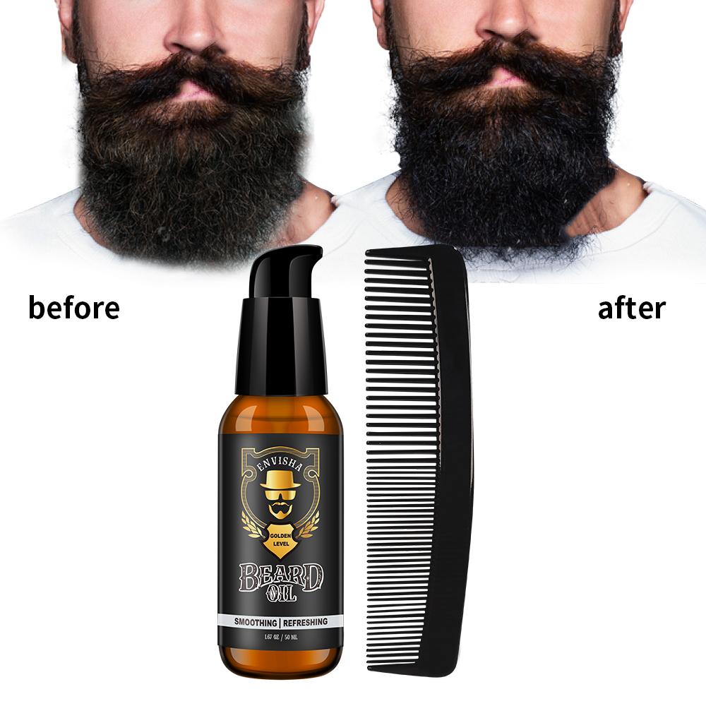 Growth Natural Beard Oil Thicker More For Men Treatment Bear - 图2