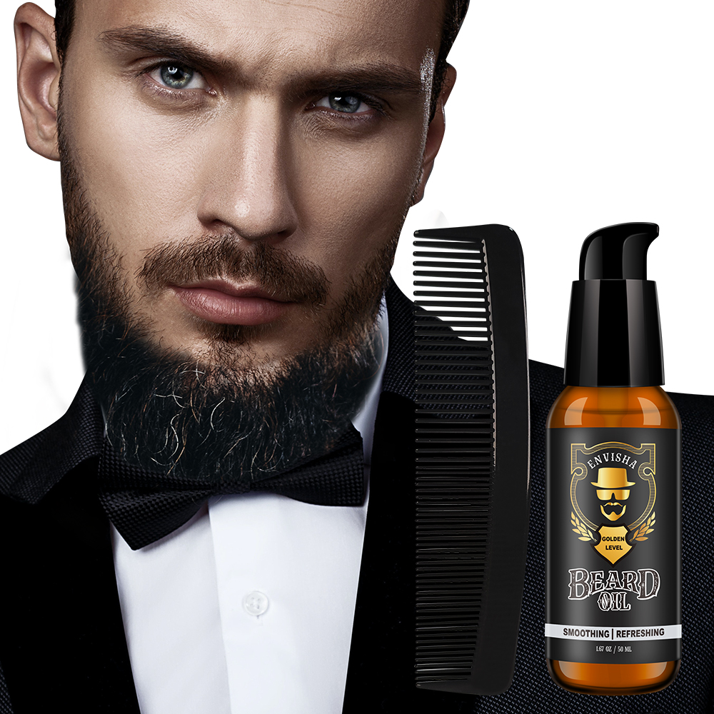 Growth Natural Beard Oil Thicker More For Men Treatment Bear - 图0