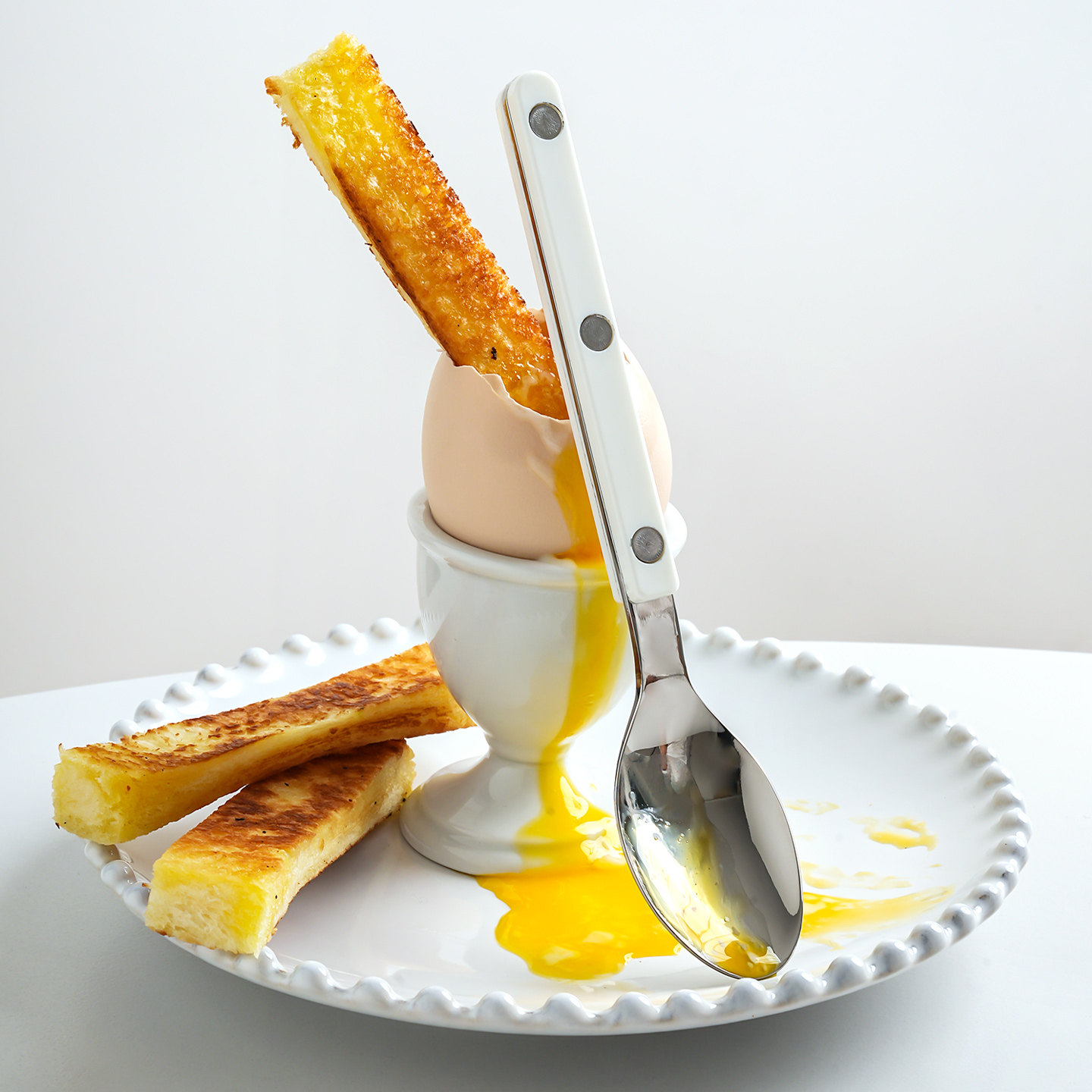 进口法式sabre paris小酒馆纯白色家用不绣钢牛排刀叉勺ins风餐具,淘宝优惠券,粉丝福利购,淘宝优惠卷