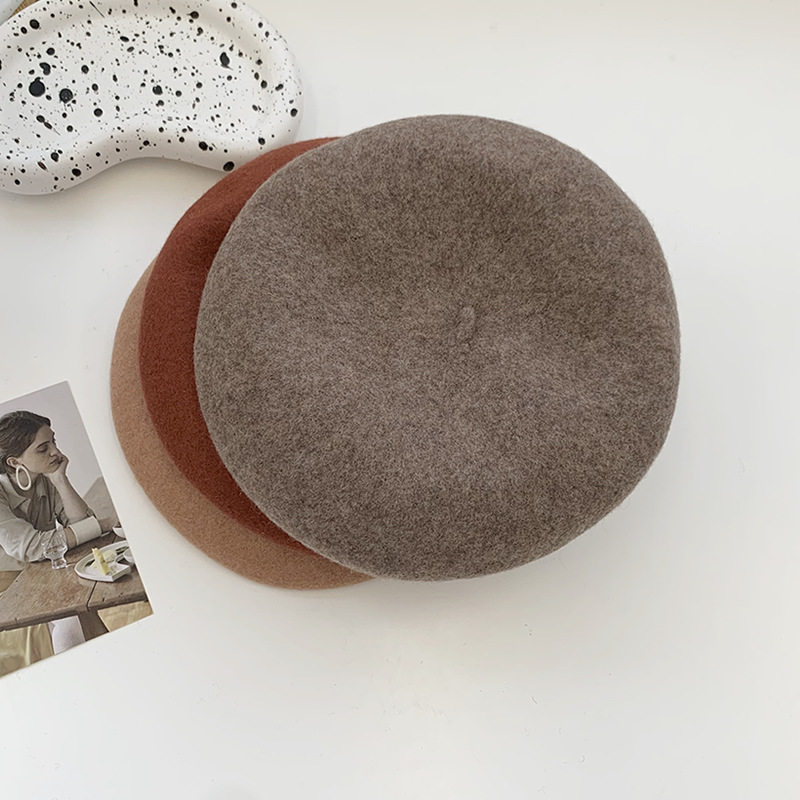 2025正流行贝雷帽女英伦复古秋冬日系羊毛画家帽女士蓓蕾帽子百搭,淘宝优惠券,粉丝福利购,淘宝优惠卷