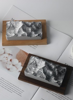 珠穆朗玛峰雪山无火香薰扩香石珠峰模型室内装饰摆件淡香氛礼物