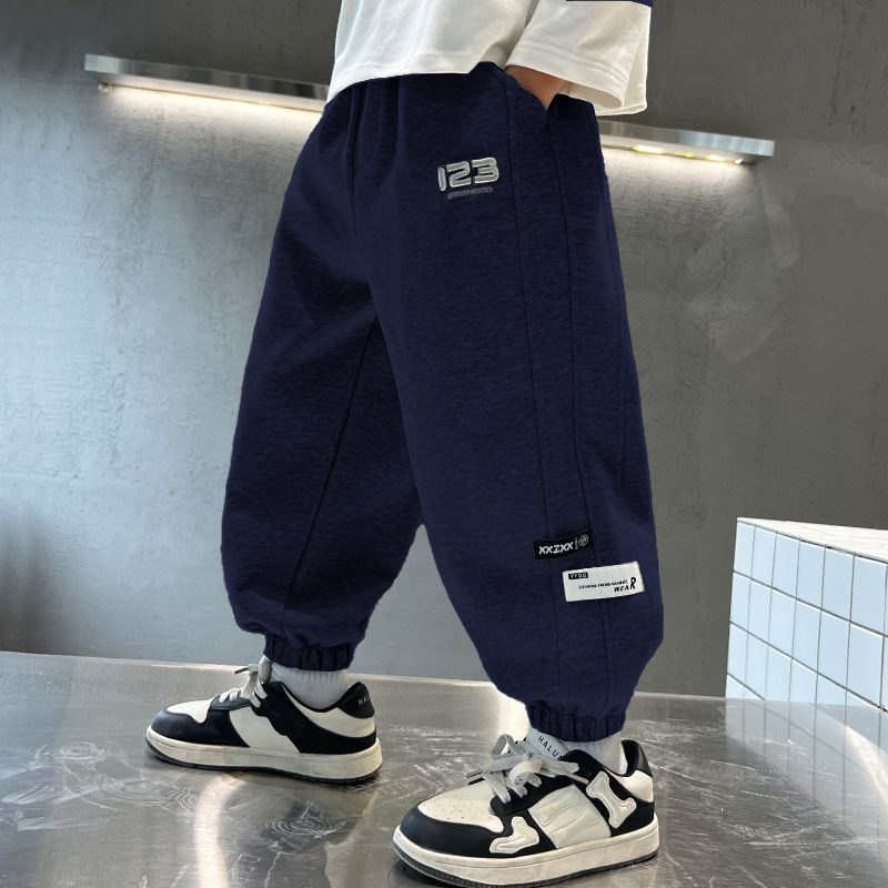 男童秋冬加绒裤子宝宝绒儿童运动裤中大童休闲长裤男孩外穿卫裤潮,淘宝优惠券,粉丝福利购,淘宝优惠卷