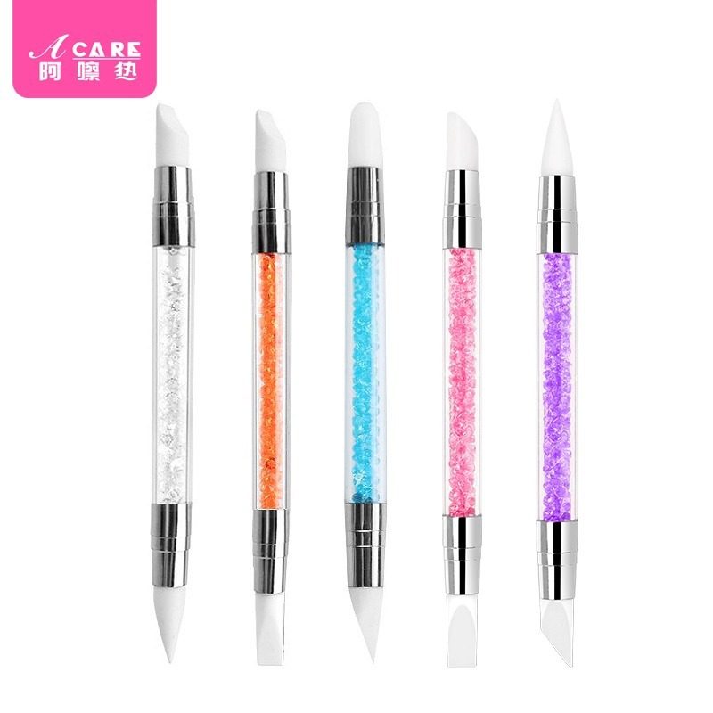 美甲笔刷/压花A1pq801-易上手硅胶笔涂魔镜粉贴纸按压笔雕花笔彩,淘宝优惠券,粉丝福利购,淘宝优惠卷