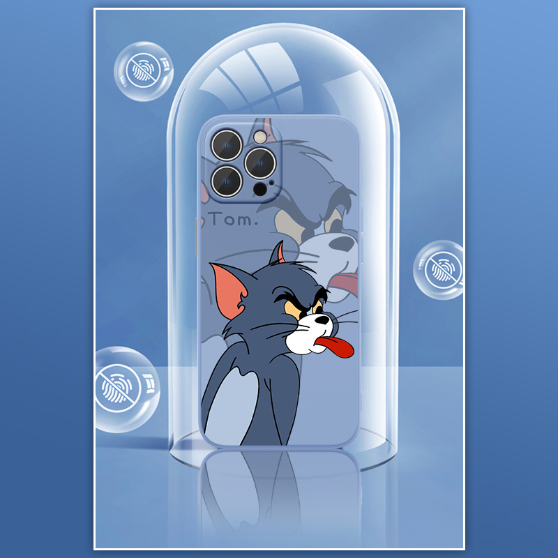 猫和老鼠苹果14手机壳iphone13promax适用12新款xr女11男xsmax情侣7plus硅胶软8p卡通可爱15搞怪趣味mini全包-图3