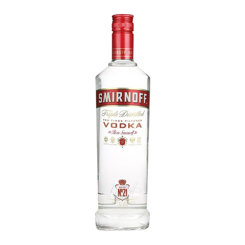 斯米诺红牌伏特加SMIRNOFF VODKA原装进口烈酒鸡尾酒基酒750ml - 图3