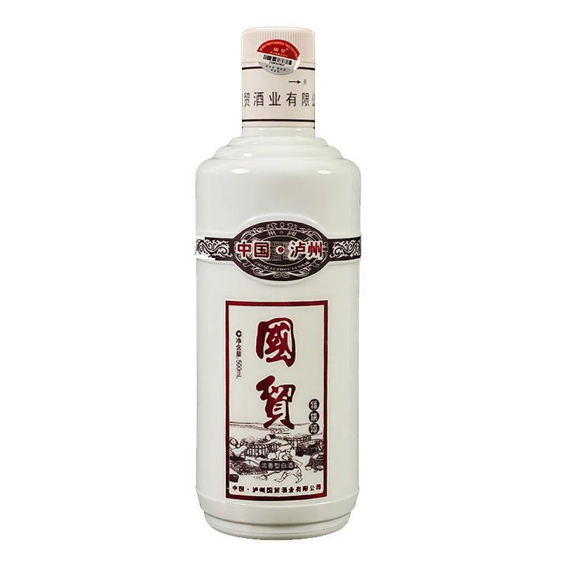 国贸酒业 浓香型白酒光瓶52度瓶装纯粮食高度酒500ml*1瓶宴会送礼 - 图3