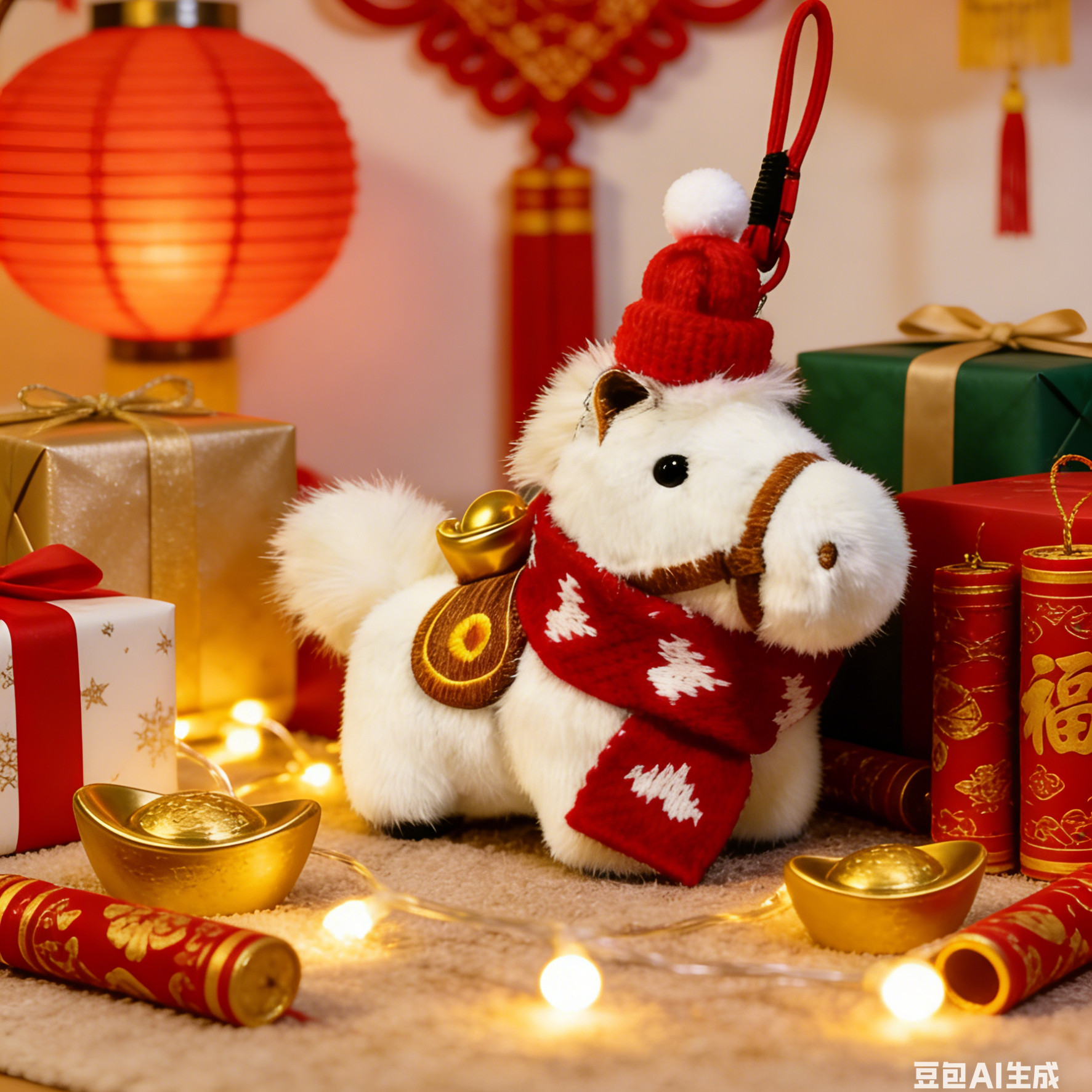 马上有钱小马包挂件本命年挂件马年新年装饰挂件吉祥物钥匙扣挂件,淘宝优惠券,粉丝福利购,淘宝优惠卷