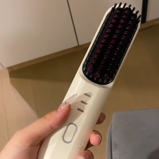 卷发器宿舍可用便携无线直发梳便携负离子不伤发直卷两用神器女