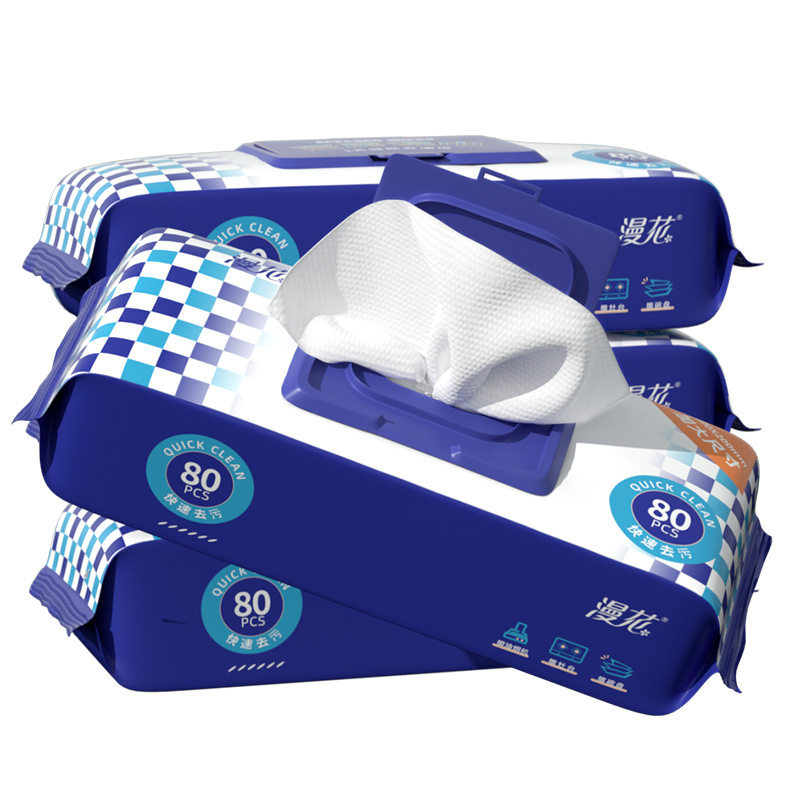 漫花厨房湿巾去油污家用大包油烟机强力去污渍加大加厚懒人清洁巾,淘宝优惠券,粉丝福利购,淘宝优惠卷