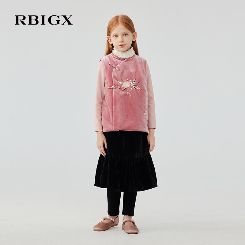 RBIGX瑞比克童装2025冬季新款女童纯色百搭弹力撞色保暖打底裤,淘宝优惠券,粉丝福利购,淘宝优惠卷