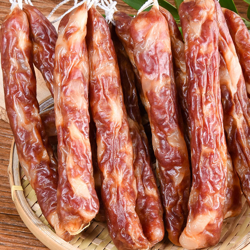 咸味香肠风干纯肉腊肠赣南特产农家手工腊肉赣州土猪江西食材