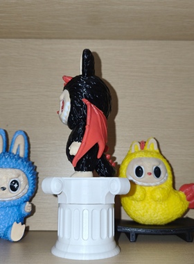 3D打印恶魔拉布布labubu爆款网红玩具摆件潮玩手办娃娃模型定制