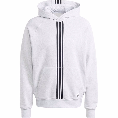 阿迪达斯三叶草男卫衣2023冬季加绒保暖连帽套头衫 IP9484 IP9485 - 图3