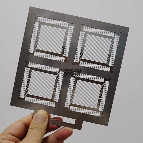 蚀刻片激光切割定制加工 0.01mm网板不锈钢甲片甲胄模型玩具微孔 - 图2