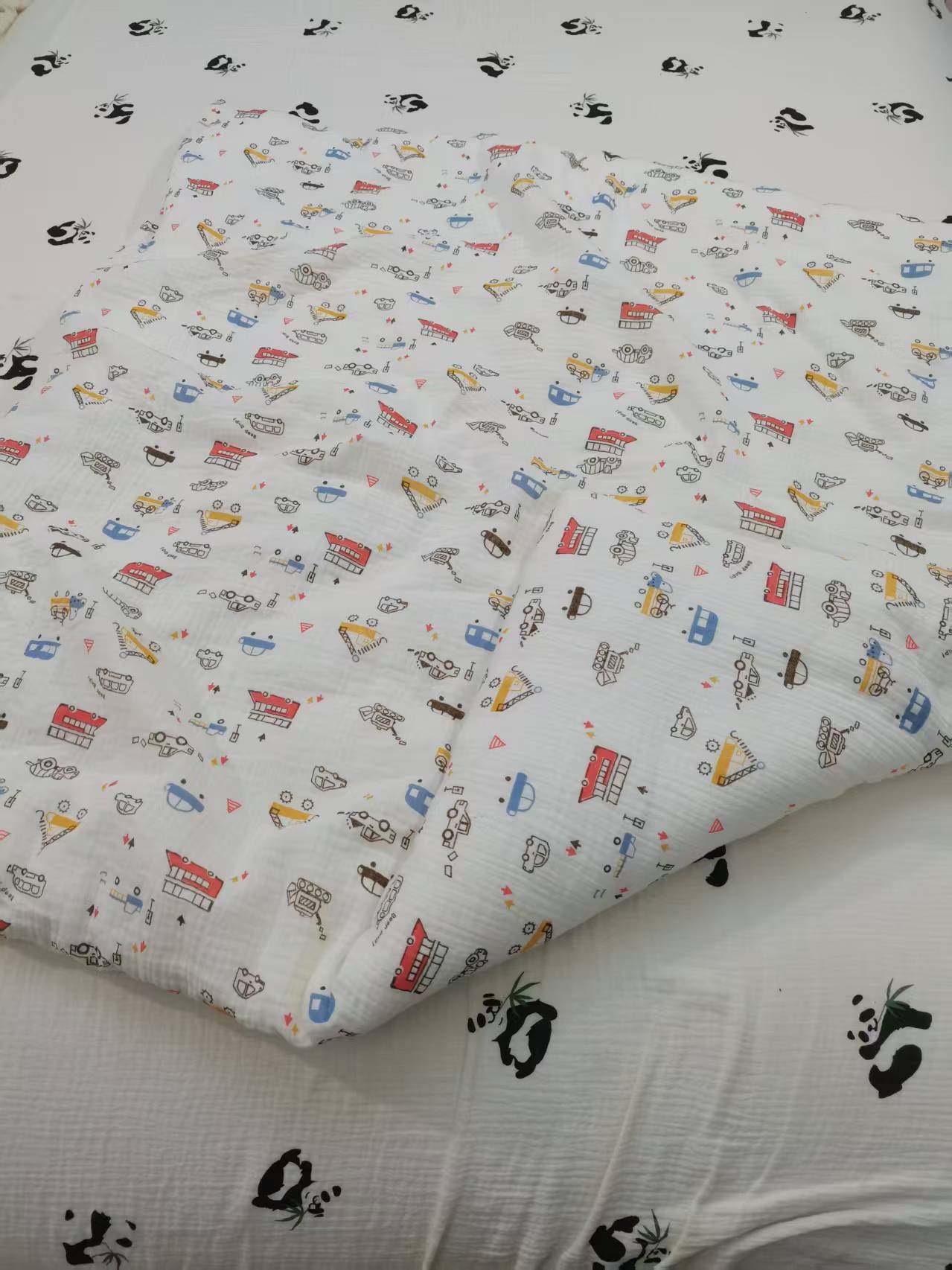 婴儿床盖被新生儿宝宝棉花被子婴幼儿纯棉双层纱皱布棉花被可拆卸,淘宝优惠券,粉丝福利购,淘宝优惠卷