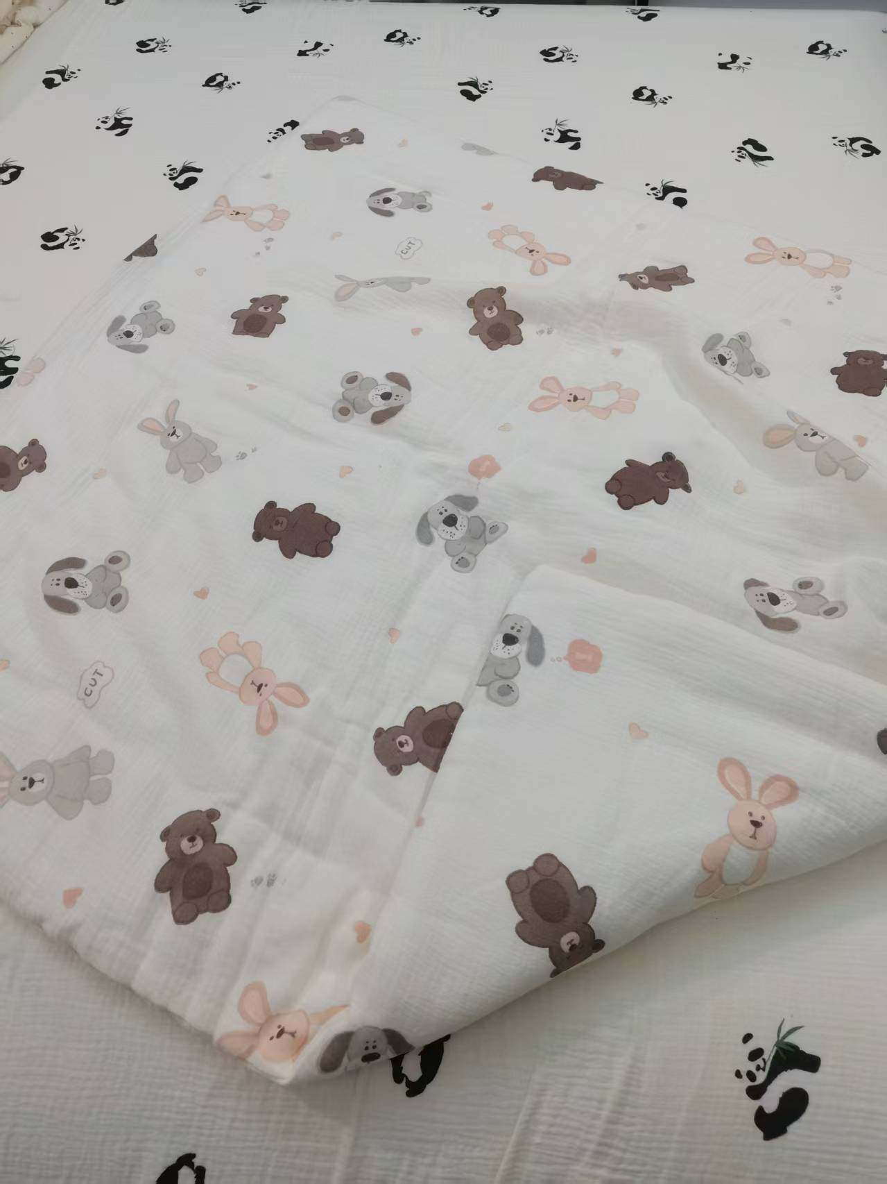 婴儿床盖被新生儿宝宝棉花被子婴幼儿纯棉双层纱皱布棉花被可拆卸,淘宝优惠券,粉丝福利购,淘宝优惠卷