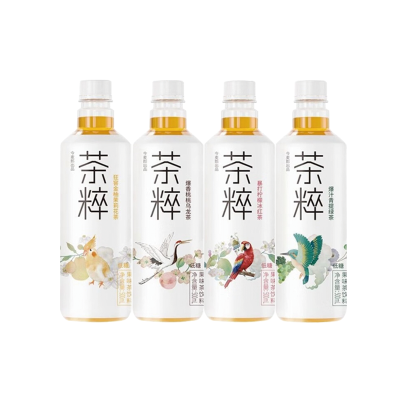 今麦郎茶粹500ml*15瓶整箱批发特价暴打柠檬冰红茶萃果味茶饮料 - 图3