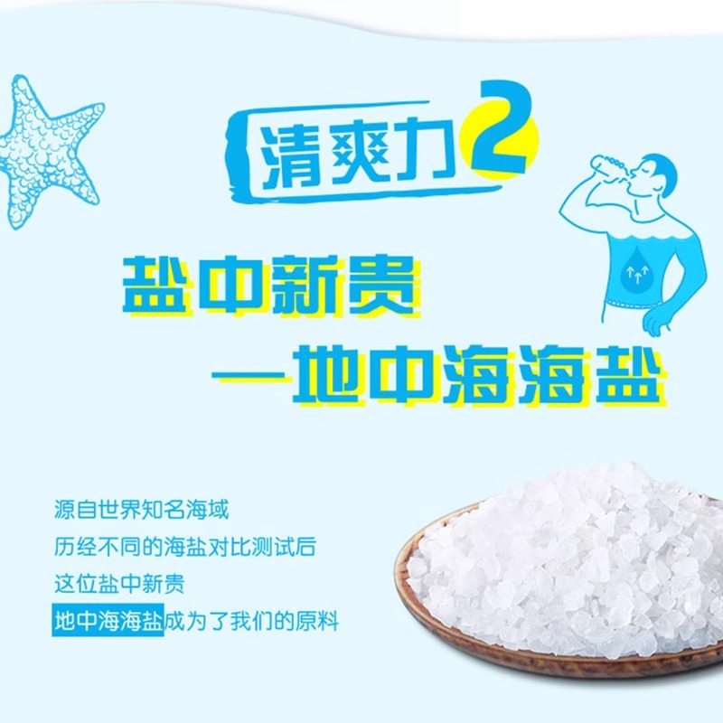 统一海之言柠檬味饮料1L*8瓶整箱补充电解质水分大瓶果味运动饮料 - 图1