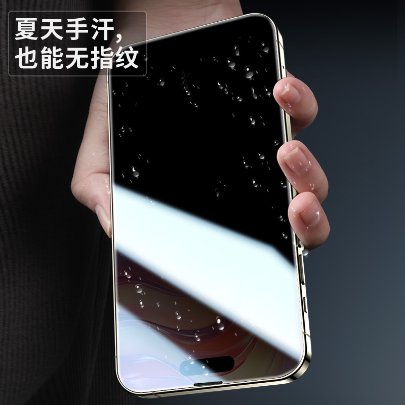 适用苹果15pro防窥膜IPhone14promax钢化膜IP13防窥手机膜12POR全屏覆盖11pm专用X防偷窥膜XR新款14P/PORMAX-图2